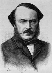 Portret van de Hertog van Persigny (1808 - 1872). Gravure uit het einde van de 19e eeuw in 