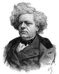 Portret van de Franse schrijver Michel Masson (1800-1883) gravure uit 1883