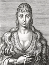 Prinses Johanna van Portugal. Joana. Portret.
