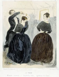 Prom populaire de Paris: Le Prado, circa 1860: 