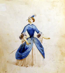 Voorstelling van Violetta in de opera 