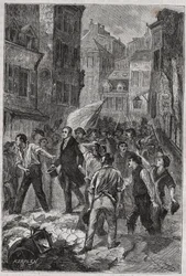 Opstand van de zijdewevers in Lyon in 1831 - Louis Bouvier-Dumolart (Dumolard) (Bouvier Dumolart) prefect en afgevaardigde van Lyon vrijgelaten
