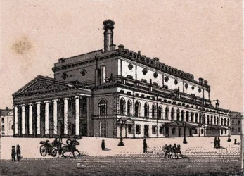 Sint-Petersburg, Rusland: uitzicht op het Grand Theatre in Sint-Petersburg