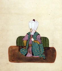 Soliman I de Prachtige (1494 of 95-1566), Ottomaanse sultan vanaf 1520 - Museo Correr, Venetië