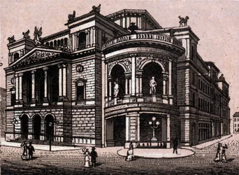 Stadttheater in Wenen, Oostenrijk in 