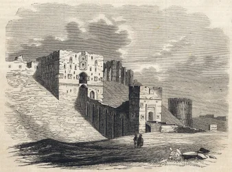 Syrië: de stad Aleppo in de 19e eeuw - Citadel - Aleppo in Syrië - 1864.