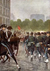 Het bloedbad van Bava Beccaris, genoemd naar de Italiaanse generaal Fiorenzo Bava-Beccaris, verwijst naar de onderdrukking van grootschalige rellen in Milaan in mei 1898. Italië) door Paolo Giudici