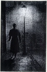 De sfeer van de straten van Londen 