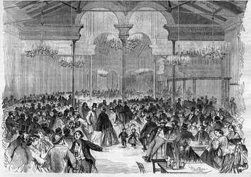 De brouwerijen van Berlijn: de brouwerij van Tivoli - Gravure in 
