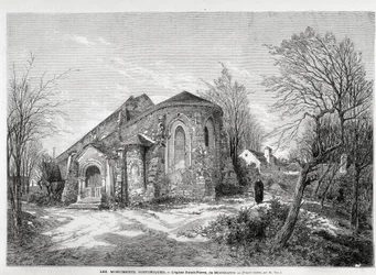 De kerk van Saint Pierre de Montmartre - in 