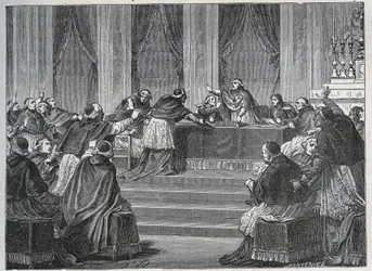 De geestelijkheid van Frankrijk en Italië kwam op 9 juni 1811 in Parijs bijeen voor de vergadering van het Franse Nationale Concilie, voorgezeten door kardinaal Fesch (1763-1839).