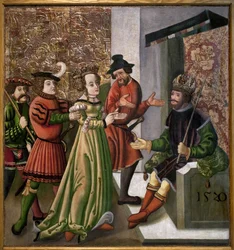 Het gesprek (disputatio) tussen St. Catherine en de filosofen