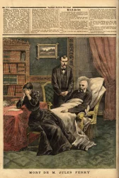 De dood van Jules Ferry (1832-1893)
