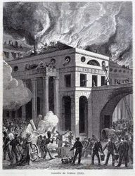 De brand van de Odeon (1820)