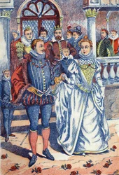 De zoon van de koning trouwt met Ezelvel. Anonieme illustratie voor 