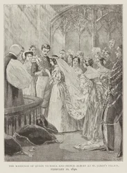 Het huwelijk van koningin Victoria en prins Albert