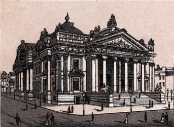 De nieuwe beurs in Brussel, België in 