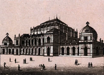 De nieuwe beurs in Frankfurt, Duitsland in 