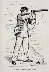 Het geweer van Dr. Etienne Jules (Etienne-Jules) Marey (1890)