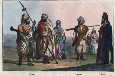 Traditionele Koerdische kostuums - Georgisch - Armeens