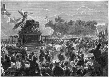 Overbrenging van het lichaam van Turenne (Henri de la Tour d