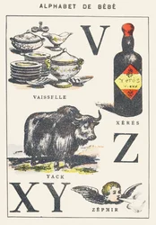 V X Y Z: schotels, xeres, jak, zefier
