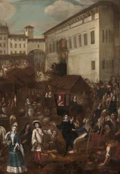 Uitzicht op de Grand Marche Verziere in Milaan