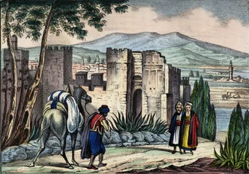Uitzicht op de stad Tlemsen (of Tilimsen) in Algerije. In 