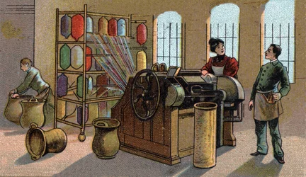 Wolindustrie, kammen