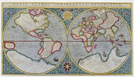 Wereldkaart van Mercator (1587) - na 