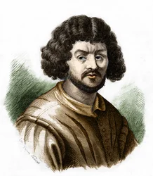 Portret van Claude Gellée, genaamd le Lorrain (1600-1682) Franse schilder