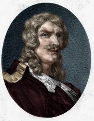 Portret van Jean de Rotrou. Franse toneelschrijver (1609 tot 1650)
