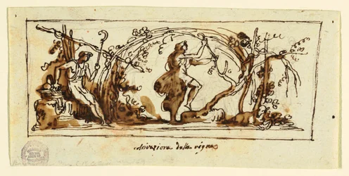 Tekening, Viering van de wijnstok, ca. 1800