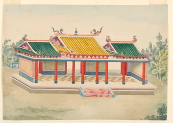 Tekening, Chinoiserie-paviljoen, 1815-22