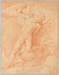 Tekening, Cupido, 1650-1700