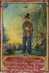 Gedenkplaatje voor Joseph Hörtnagl 1853
