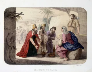 Aanbidding der Wijzen (aanbieding aan Christus, de Maagd Maria en Jozef)