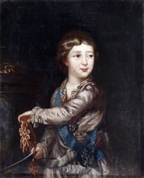 Portret van grootvorst Alexander Pavlovich (1777-1825) als kind
