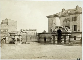 Barrière du Maine - in "Les barrières de Paris" door Gouviot