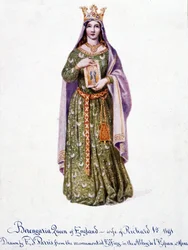 Berengaria van Navarra, vrouw van Richard I van Engeland - Berangere van Navarra - Berengere, koningin van Engeland, vrouw van Richard I 1191