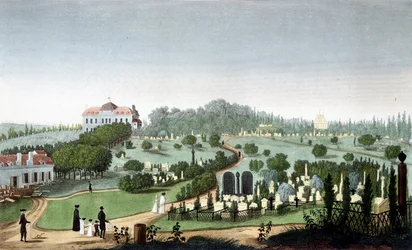 Begraafplaats Père Lachaise, circa 1820 - in 