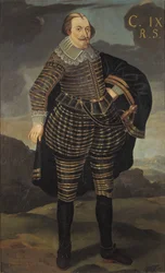 Portret van koning Karel IX van Zweden (1550-1611)