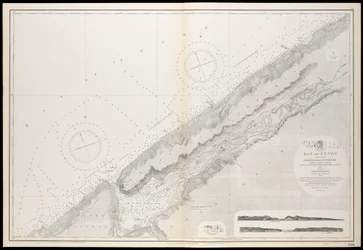 Kaart van Nova Scotia, Bay of Fundy, Gullivers Hole naar St Croix Bay, voor het eerst gepubliceerd op 10 februari 1858