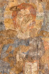 Christus zegent met aan zijn voeten De Magdalena, detail