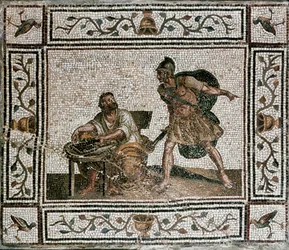 Dood van Archimedes van Syracuse (mozaïek)