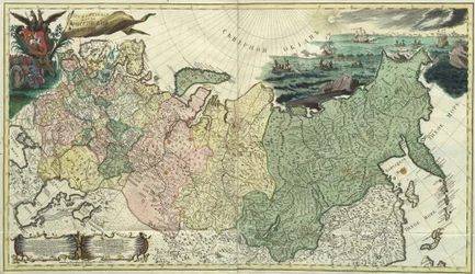 Eerste algemene kaart van het Russische Rijk