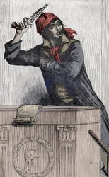 Portret van Jean Paul Marat, Montagnard afgevaardigde bij de Conventie