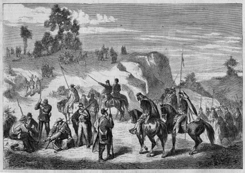 Franse militaire interventie in Mexico tegen de troepen van de Mexicaanse president Juarez in de provincie Cinaloa (Sinaloa) van 1862 tot 1867. In 