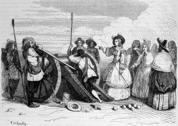 Fronde: Portret van Anne Marie Louise d