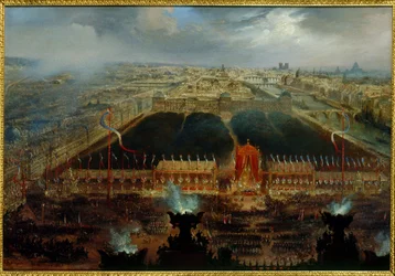 Fête de la Constitution op de Place de la Concorde, 12 november
